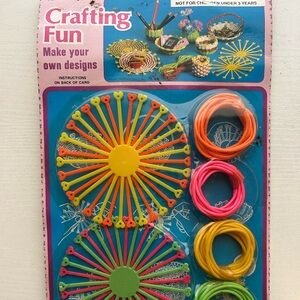 Vintage- NIP- Colorful String Art Kit- original packaging! Create beautiful art